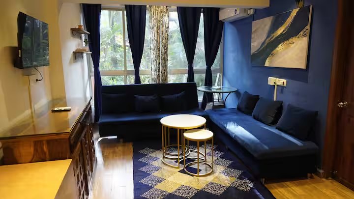 Palm-shaded coastal villa in Goa